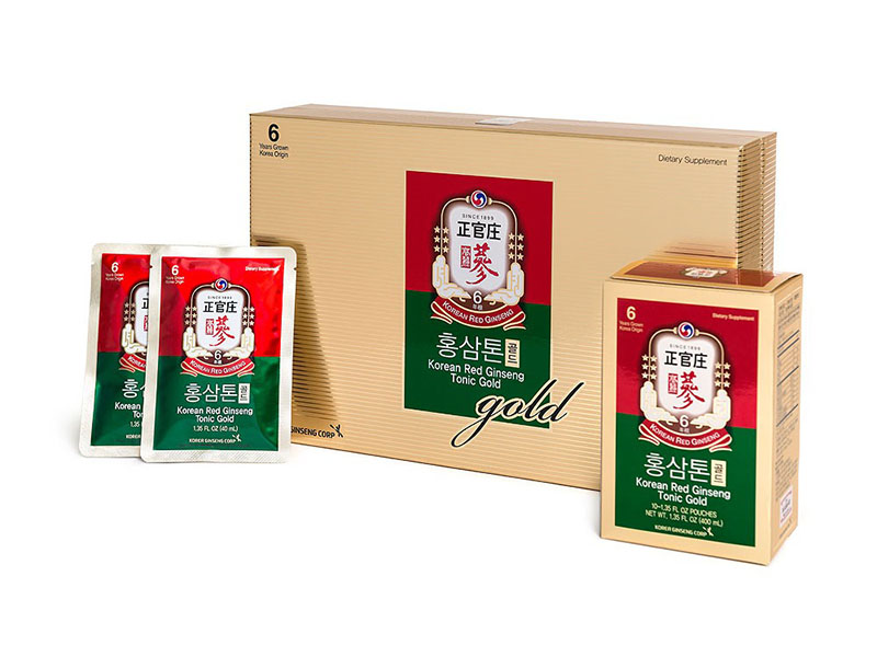 Korean Red Ginseng Extract Tonic Gold
